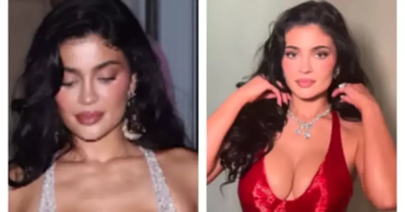 Kylie Jenner Repeats Schiaparelli Gown in Red for Oscars 2026 Red Carpet