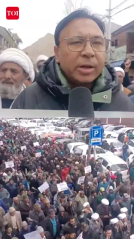 Ladakh Protesters Rally in Leh and Kargil Demanding Statehood and Sixth Schedule