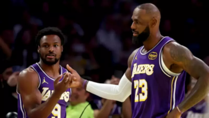 LeBron James Praises Son Bronny After Special Lakers Game Together