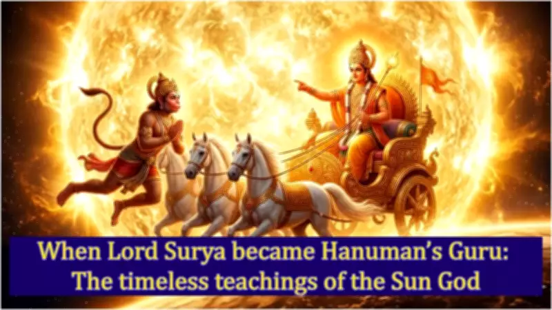 Lord Surya and Hanuman: The Sun God's Role in Shaping a Divine Warrior