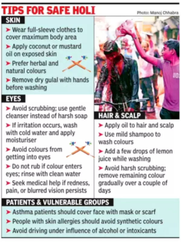 Lucknow Doctors Urge Responsible Holi Celebrations to Prevent Hospital Visits