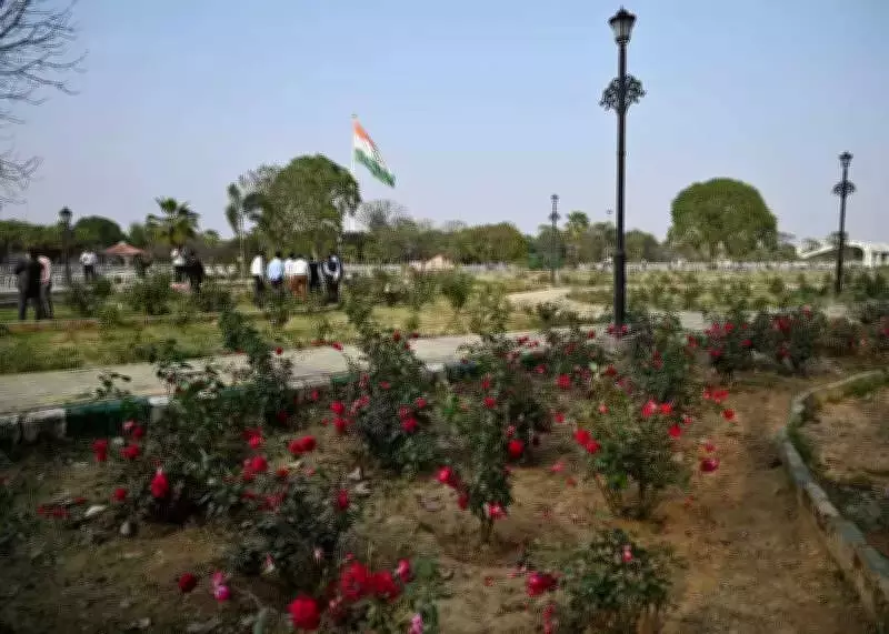 Lucknow's New 15-Acre Rose Garden Opens at Janeshwar Mishra Park