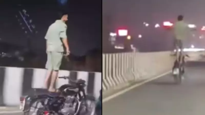 Ludhiana Youth's Dangerous Motorcycle Stunt Prompts Police Action Pledge
