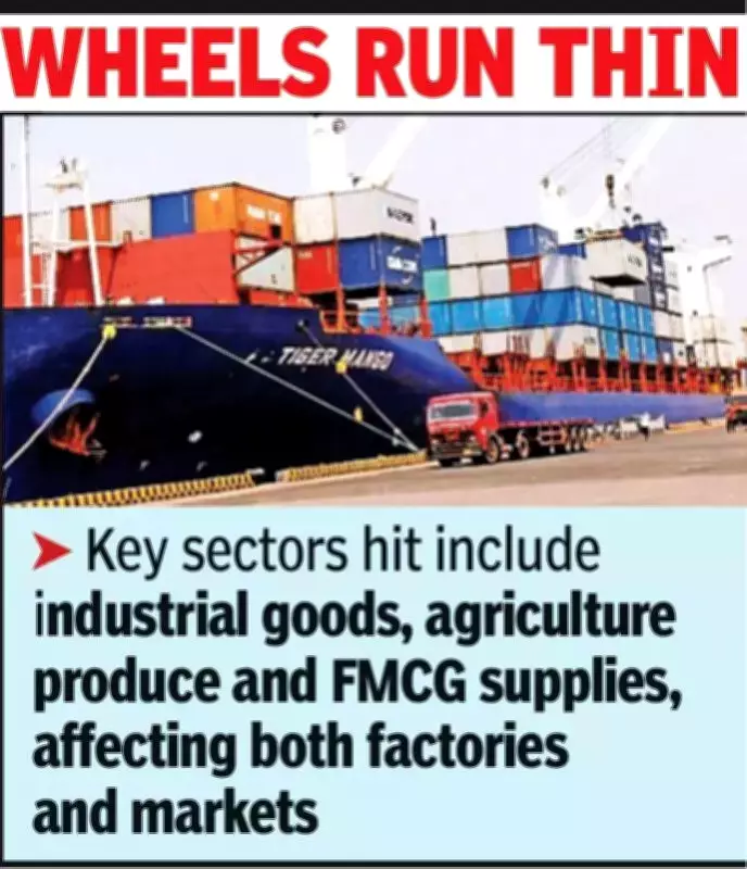 Madhya Pradesh Freight Movement Plummets 30% Amid US-Israel-Iran Conflict