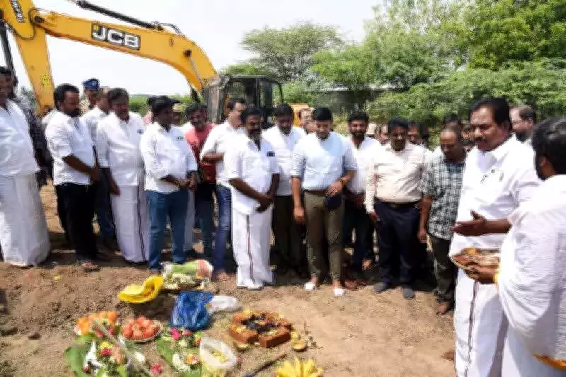 Madurai's ₹30.92 Crore Flood Prevention Project Inaugurated by Minister P Moorthy