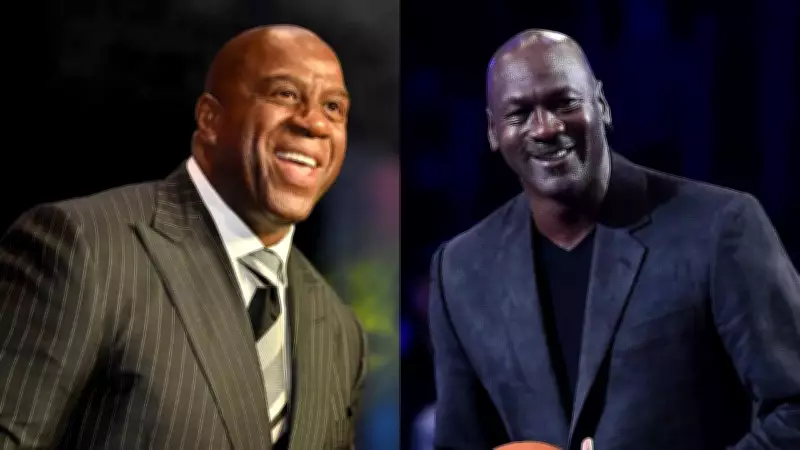 Magic Johnson Celebrates Michael Jordan's Historic NASCAR Milestone