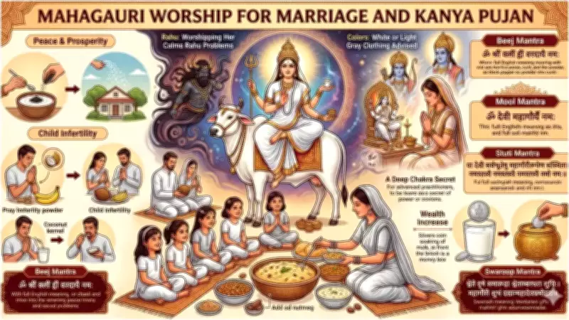 Mahagauri Worship: Ancient Rituals for Marriage, Peace, and Prosperity