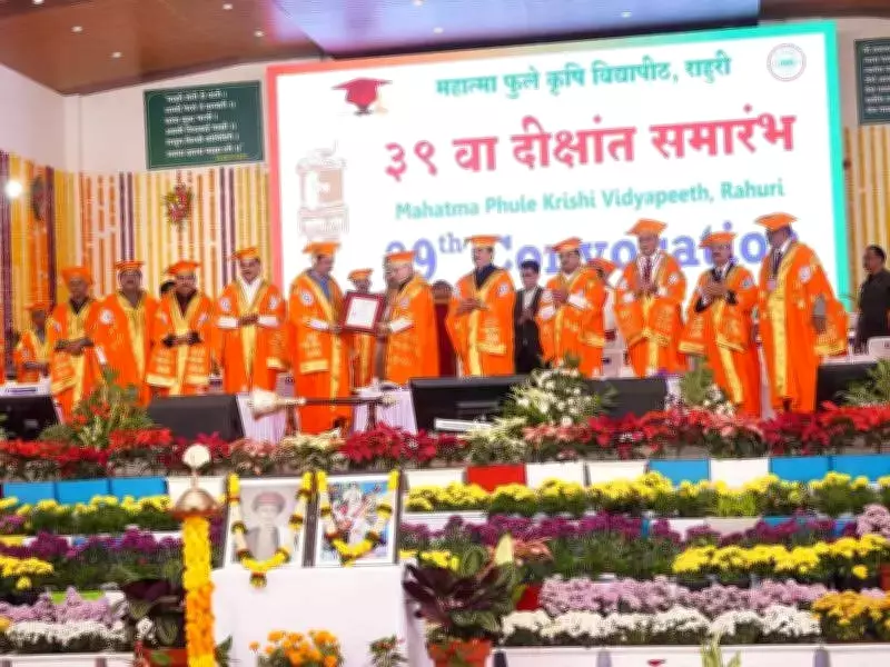 Maharashtra Governor Urges Agri Graduates to Lead Tech-Driven Farming Revolution