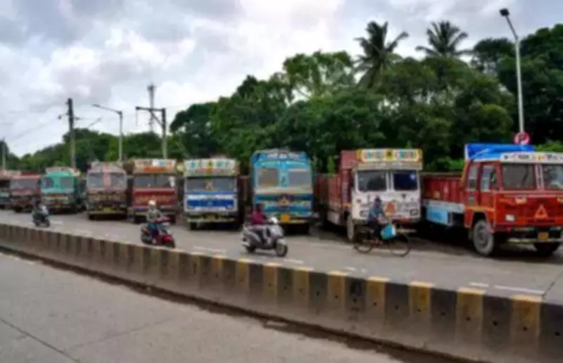 Maharashtra Transporters Launch Indefinite Strike Over E-Challan Grievances