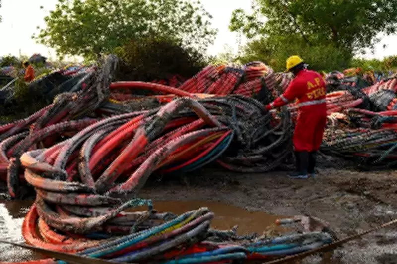 Major Fire Engulfs PVC Pipelines in Amaravati, Andhra Pradesh Orders Probe