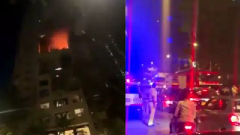 Major Fire Erupts on Ninth Floor of Andheri High-Rise Residential Building