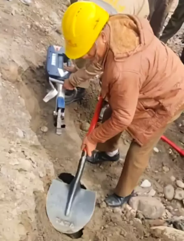 Man Rescued After Hours Trapped in New Sewer Pipe in Manali