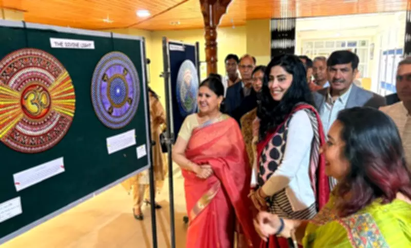 Mandala Art Exhibition Inaugurated at Kangra Museum, Showcasing Spiritual Geometry
