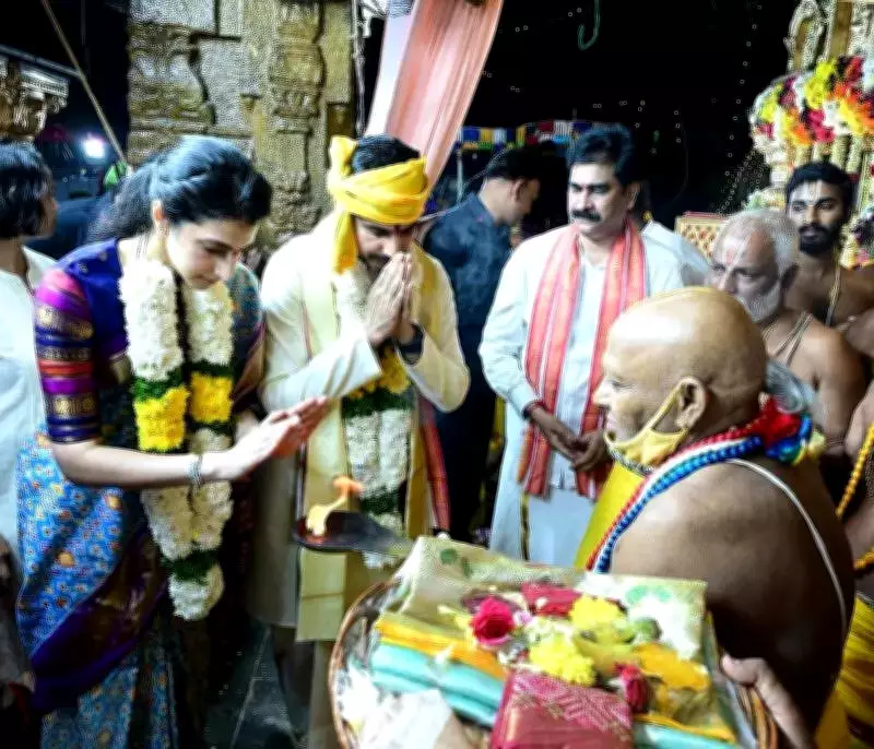 Mangalagiri Temple's Celestial Wedding Celebrated with Grandeur Amid Devotion
