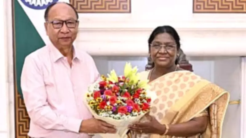 Manipur CM Khemchand Singh, Nagaland Governor Meet President Murmu at Rashtrapati Bhavan