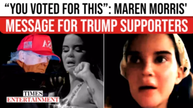Maren Morris Sparks Firestorm with Blunt Message to Trump Supporters