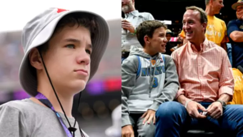 Marshall Manning, Son of NFL Legend Peyton, Impresses at Tennessee Football Event