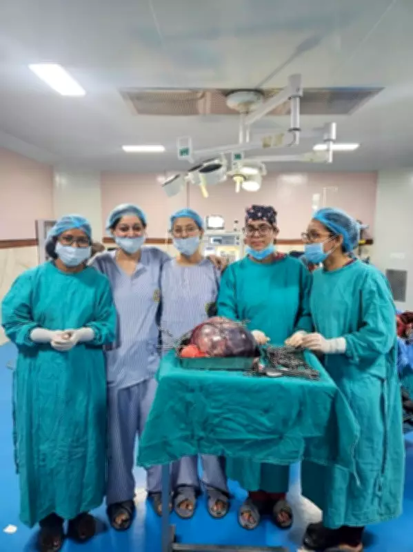 Massive 6.3 Kg Ovarian Tumor Removed in Complex Surgery at Index Hospital