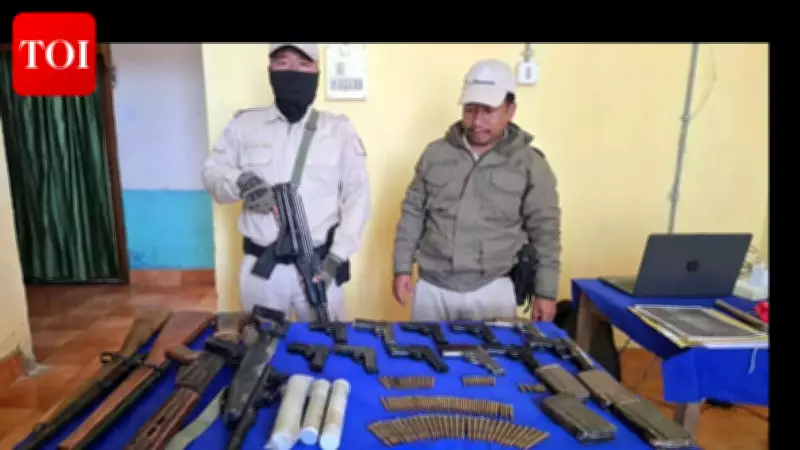 Massive Arms Haul in Manipur: Security Forces Seize 50 IEDs, 100+ Firearms in Coordinated Raids