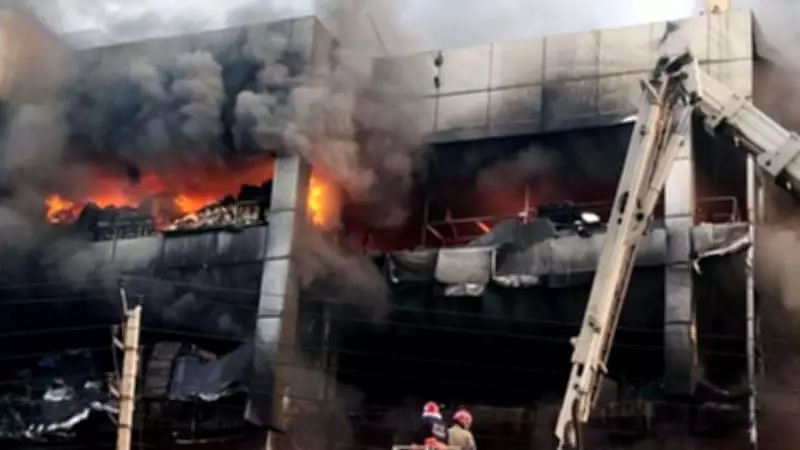 Massive Delhi Fire Near Palam Metro Kills 9, Injures Many as Rescue Operations Continue