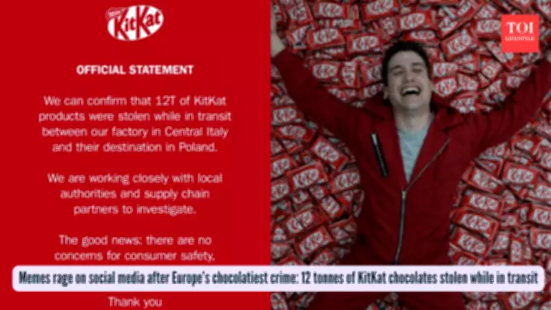 Massive KitKat Heist in Europe: 12 Tonnes of Chocolate Bars Stolen in Transit