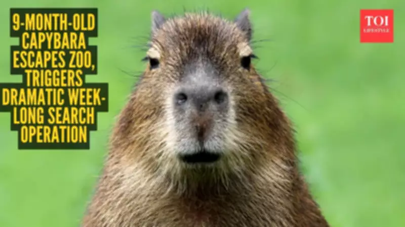 Massive Search for Escaped Capybara Samba Grips English Countryside