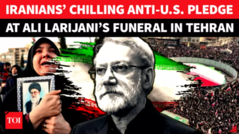 Massive Tehran Funeral for Slain Officials Sparks Anti-US Pledge and Missile Strikes