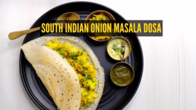 Master the Classic South Indian Onion Masala Dosa Recipe for a Perfect Dinner
