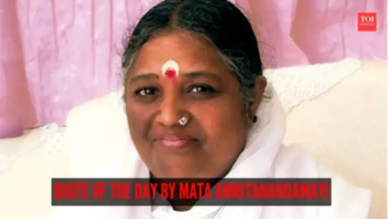 Mata Amritanandamayi: The Hugging Saint's Teachings on Hope and Service