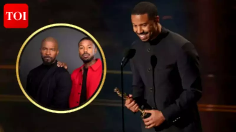 Michael B. Jordan Makes Oscar History, Wins Best Actor; Jamie Foxx Celebrates