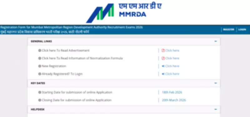 MMRDA Recruitment 2026: 235 Technical and Administrative Posts Open in Mumbai