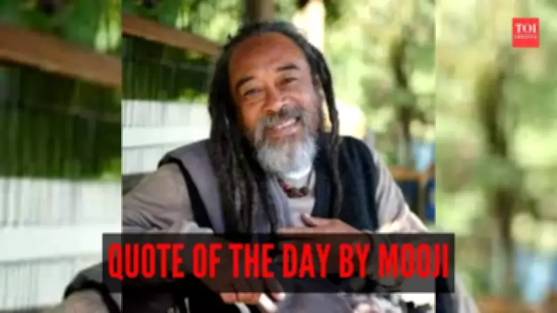 Mooji's Quote of the Day: Let Go, Relax, and Embrace Life's Flow
