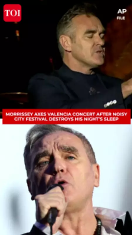 Morrissey Cancels Valencia Concert Due to Festival Noise Disruption