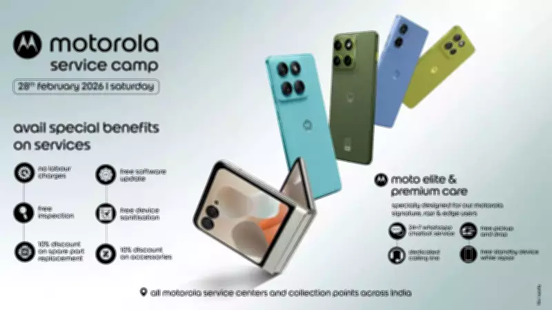 Motorola India Launches AI-Powered After-Sales Ecosystem with Free Service Camps