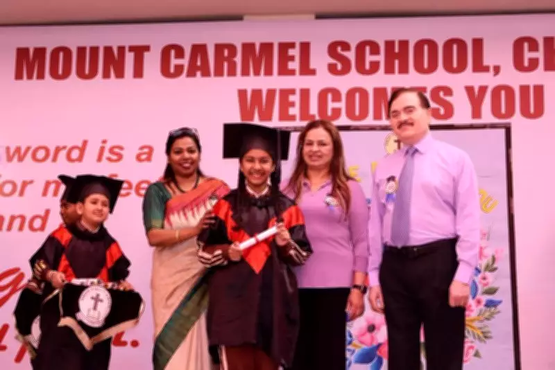 Mount Carmel School Chandigarh Celebrates UKG Graduation Ceremony