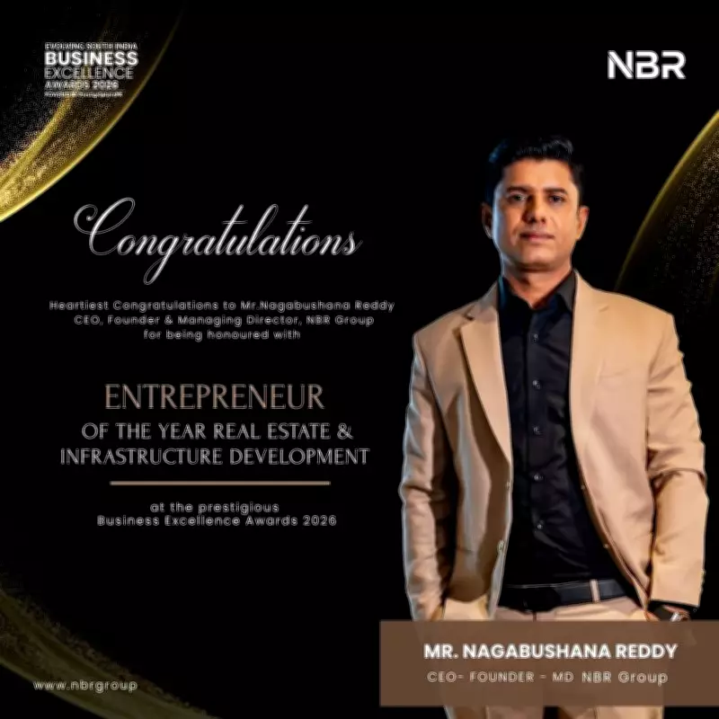 Mr. Nagabushana Reddy Honored as Entrepreneur of the Year at 2026 South India Business Excellence Awards