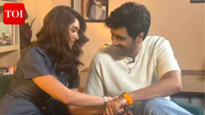 Mrunal Thakur Teaches Adivi Sesh Marathi in Viral 'Dacoit' BTS Moments