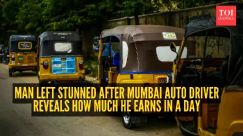 Mumbai Auto Driver's Rs 2,500 Daily Earnings Claim Sparks Viral Debate on Success