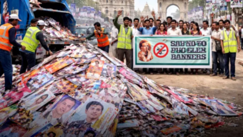 Mysuru Launches Major Crackdown on Flex Banner Waste, Collects 300 Tonnes Daily