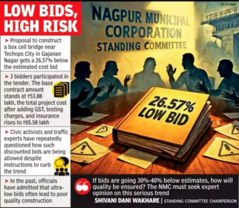 Nagpur Civic Body Faces Scrutiny Over Ultra-Low Bids Despite Warnings