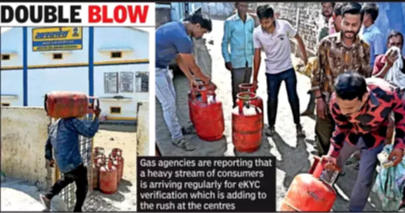 Nagpur LPG Crisis: eKYC Backlog Worsens Queues Amid Supply Disruption