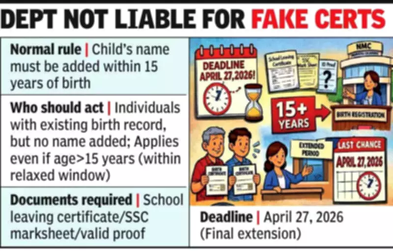 Nagpur Municipal Corporation Urges Citizens to Register Children's Names Before April 27 Deadline