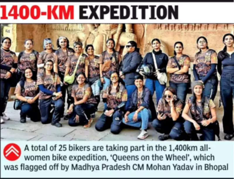 Nagpur Women Lead All-Female Motorcycle Expedition Across Central India