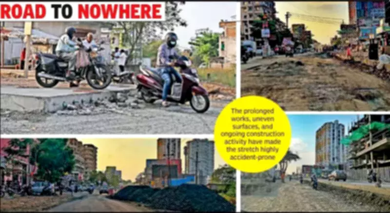 Nagpur's Besa-Pipla Road Concretisation Misses Deadline, Safety Concerns Mount