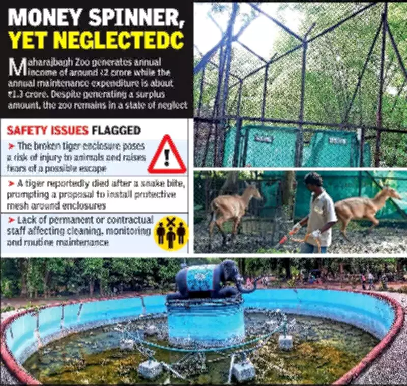 Nagpur's Maharajbagh Zoo Faces Closure Threat Over Safety and Staffing Crisis