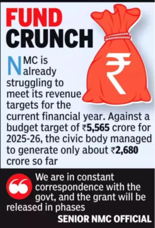 Nagpur's Triple-Engine Govt Fails to Deliver Funds, NMC Faces Financial Crisis