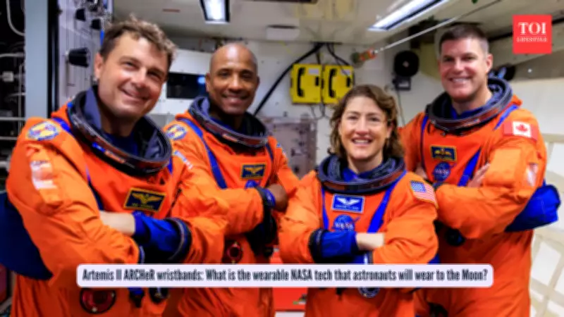 NASA's Artemis II Astronauts to Wear ARCHeR Wristbands for Lunar Health Study