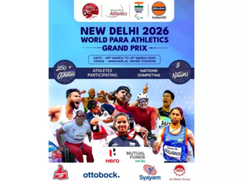 New Delhi Hosts Second World Para Athletics Grand Prix from March 11