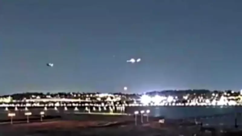 New Video Shows American Airlines Jet Colliding with US Army Black Hawk Helicopter