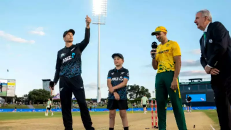 New Zealand Wins Toss, Bats First in T20I Opener Against South Africa